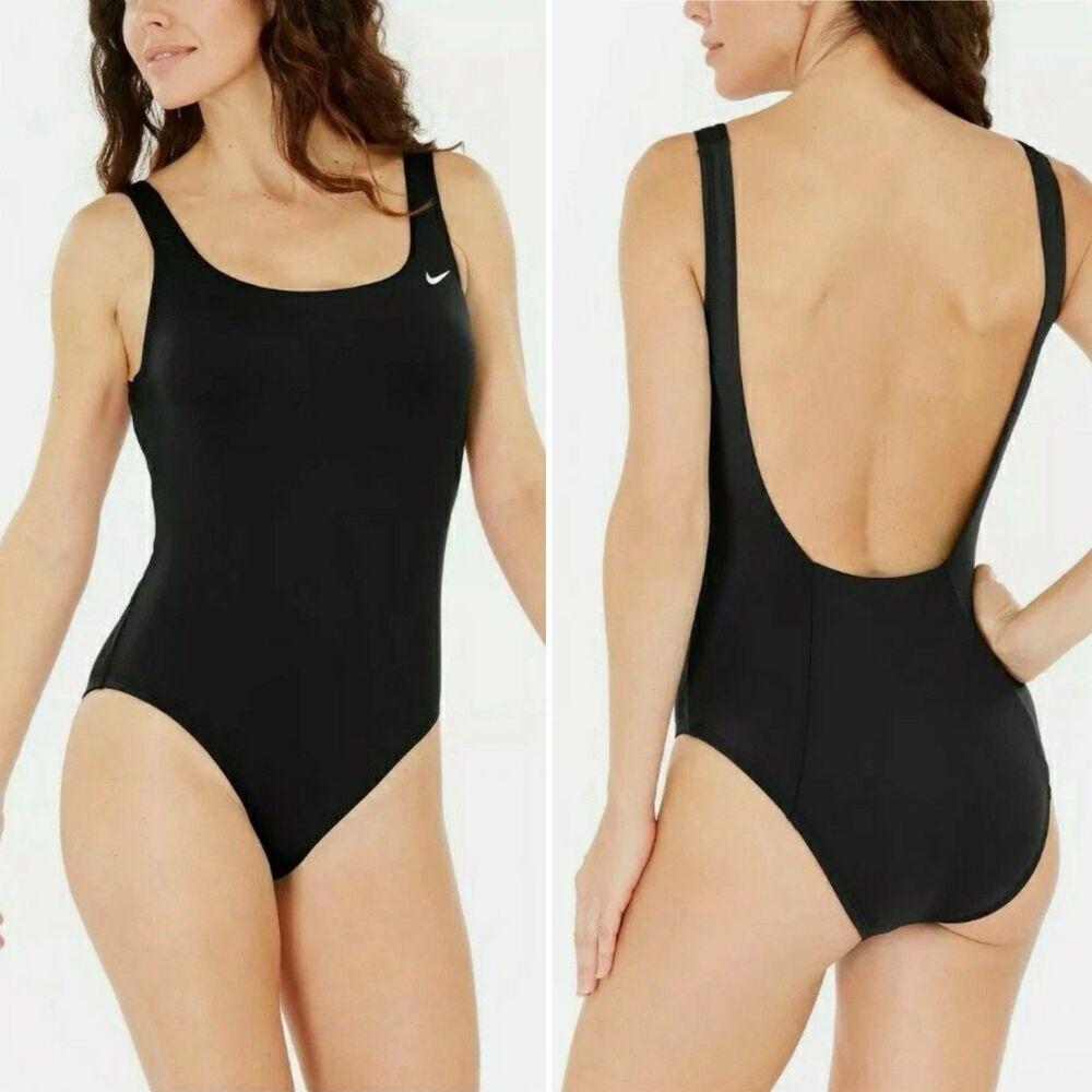 NIKE Essential U-back One-piece Swimsuit Women's Medium Swimsuit  Retail $88